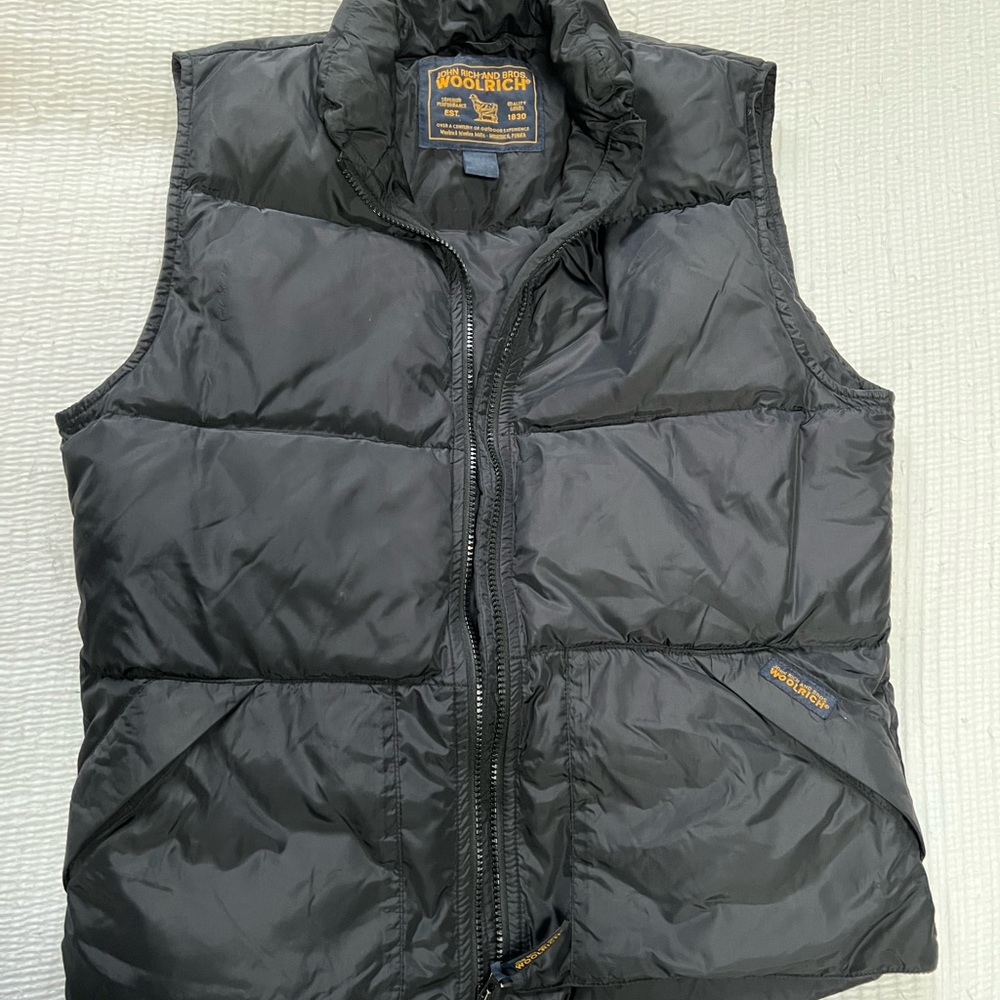 Woolrich Women's Black Duck Down Vest